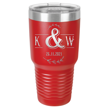 K & W Print Insulated Tumbler